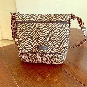 Vera Bradley Cross Body Bag, Tiger Striped